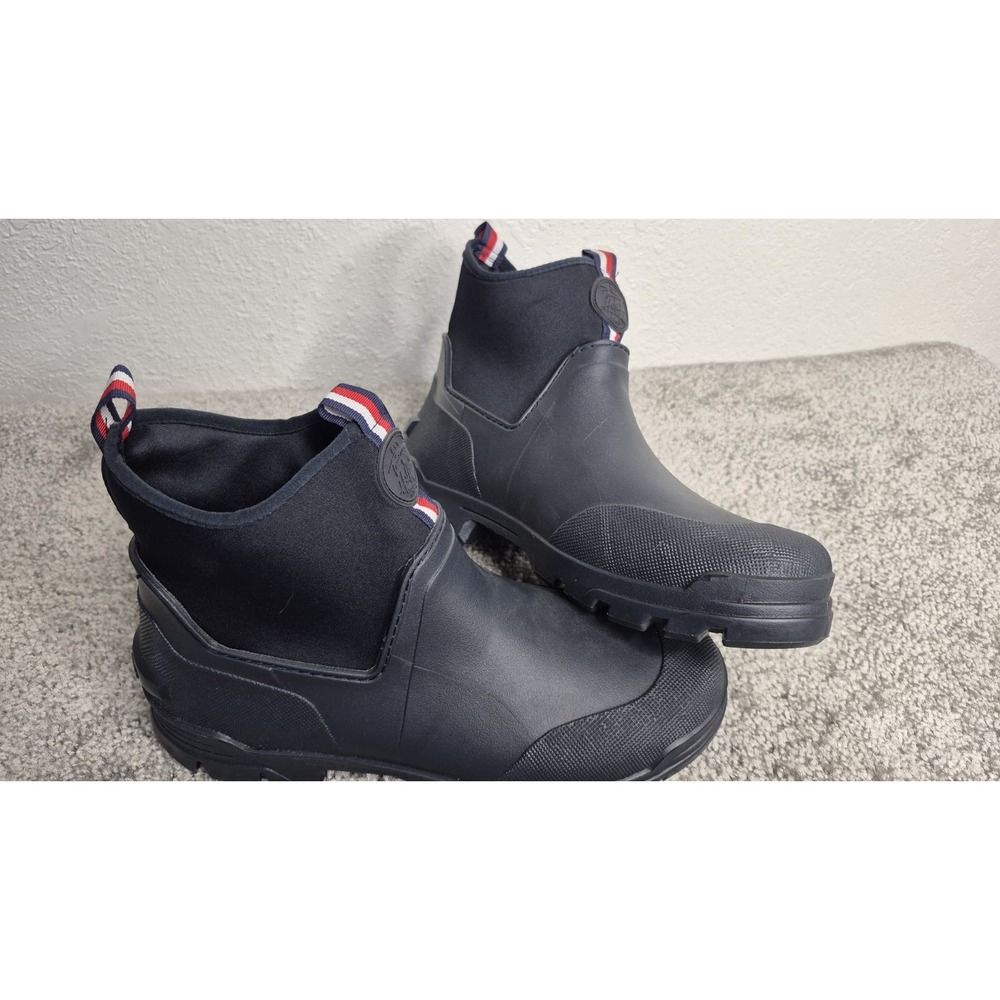 Tommy Hilfiger Women  Blue Candid Short Rain Boots Size 9M‎